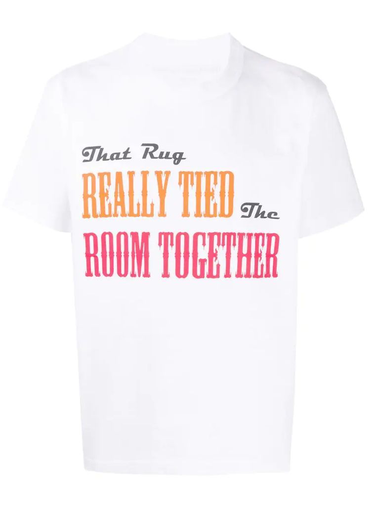 quote print T-shirt