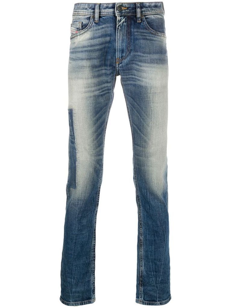 Thommer patchwork slim-fit jeans