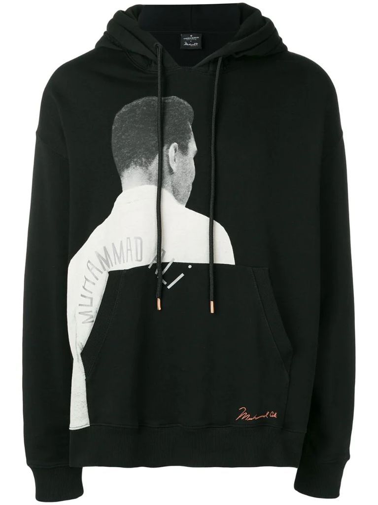 Marcelo Burlon x Muhammad Ali print hoodie