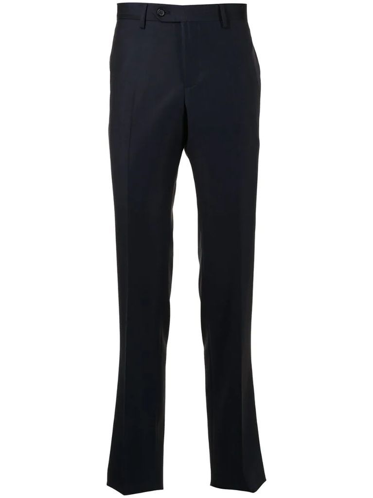 straight-leg suit trousers