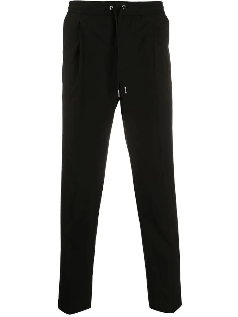 slim cropped track pants