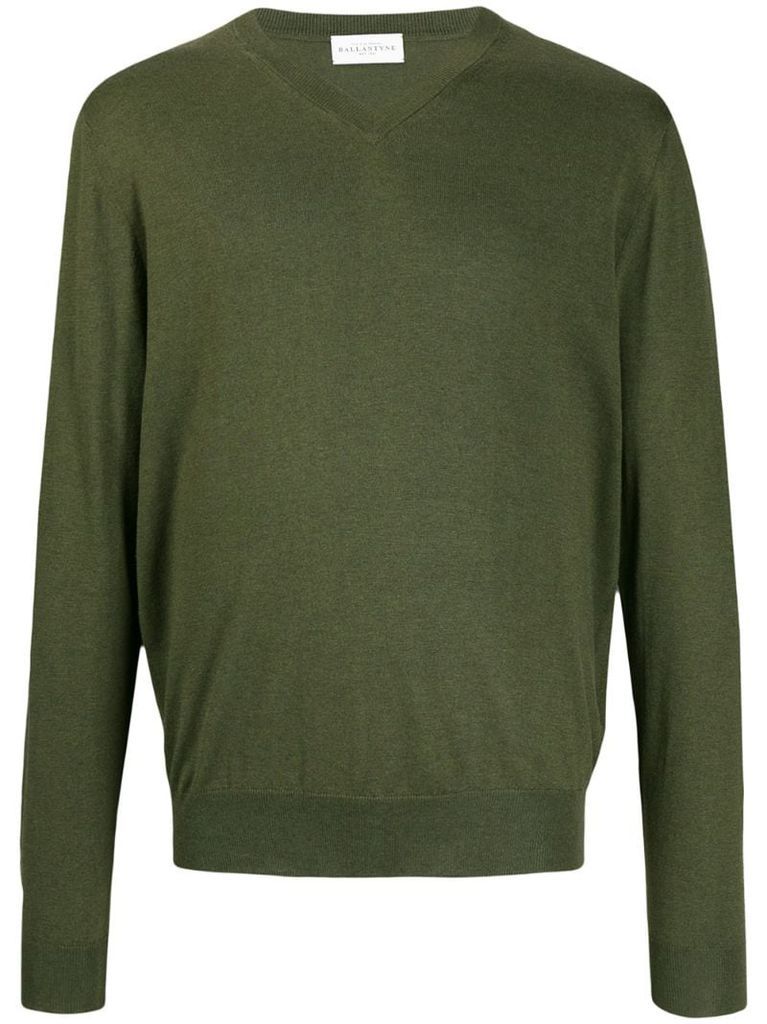 v-neck lightweight sweatshirt