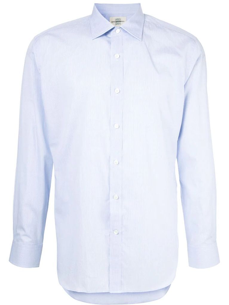 long-sleeve fitted shirt