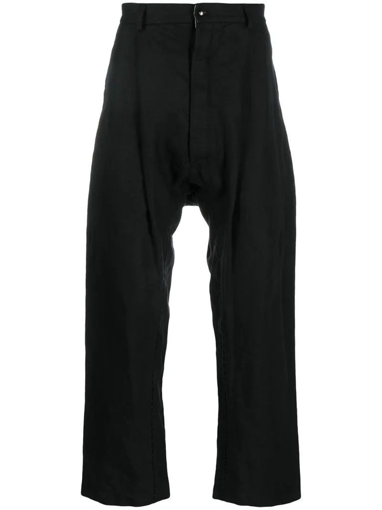 high-rise relaxed trousers