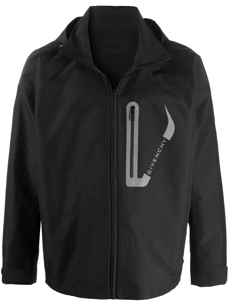 logo windbreaker jacket