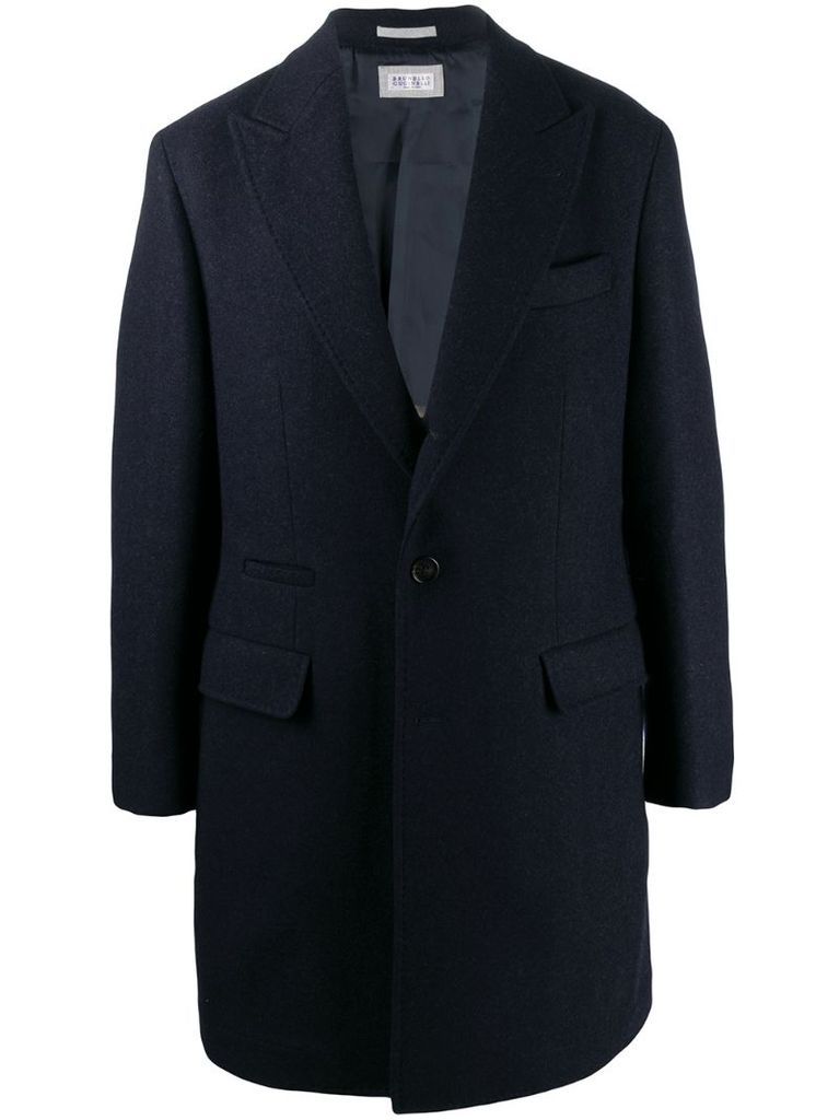 fitted two button coat