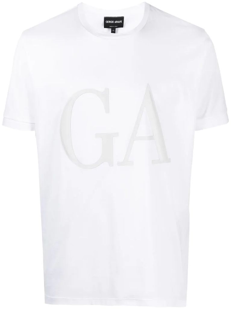 monogram logo print T-shirt