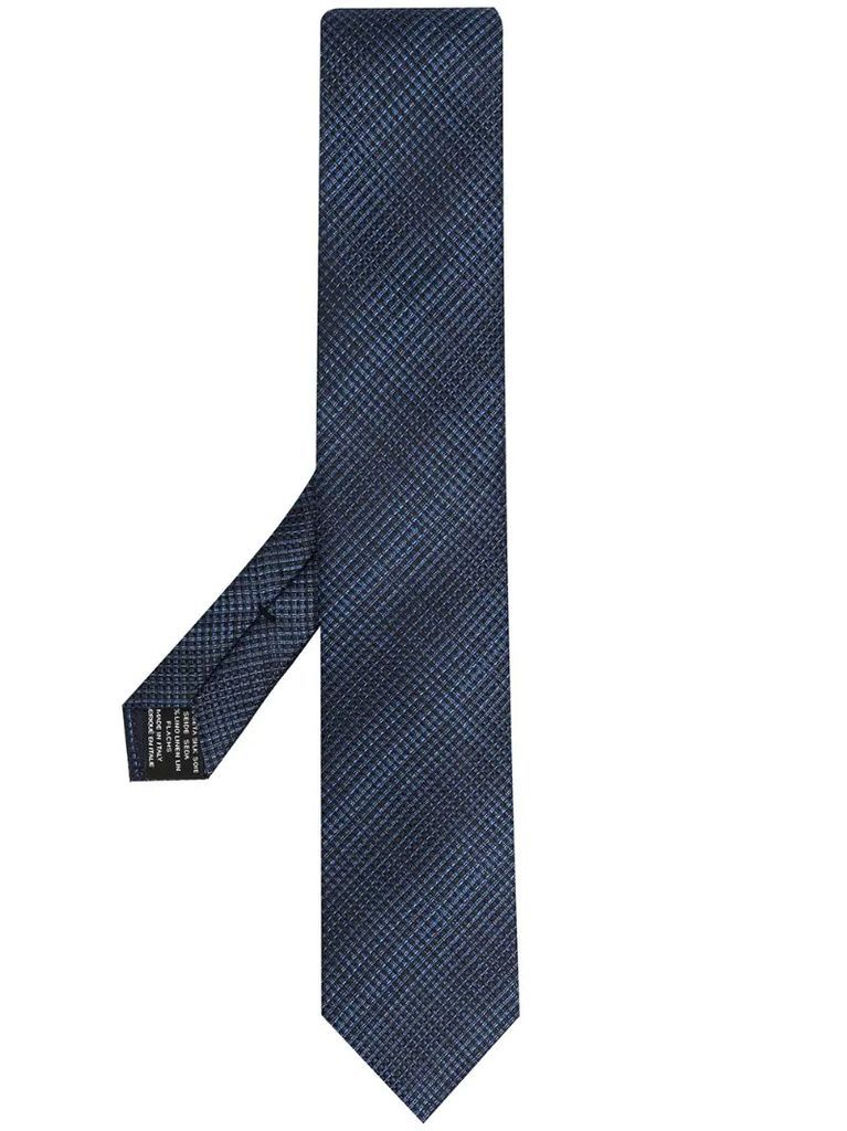 gradient geometric pattern necktie
