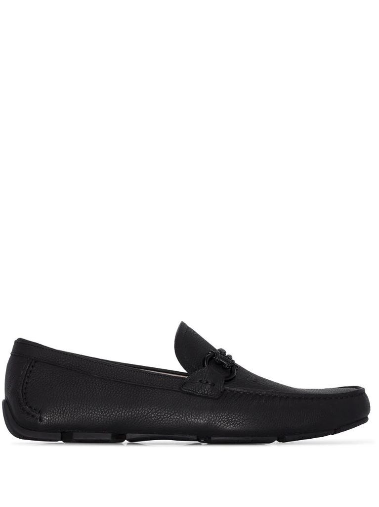 Front 4 leather loafers