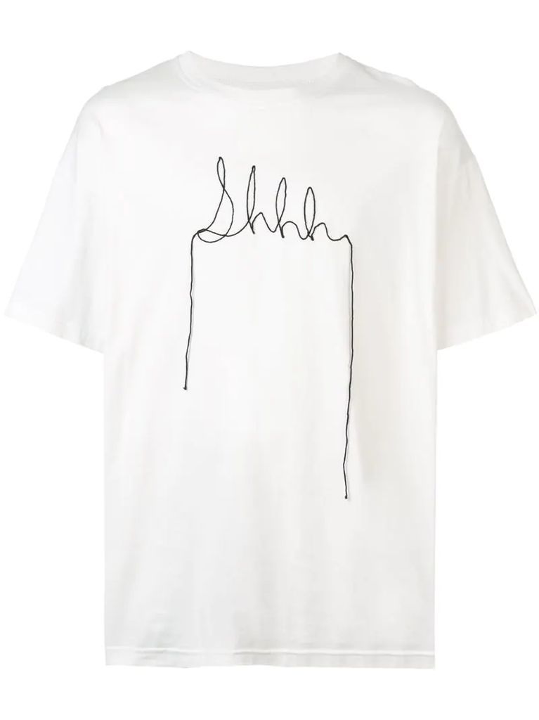 Yarn sketch shh T-shirt