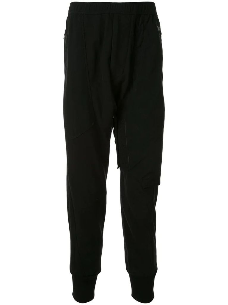 slim-fit track trousers