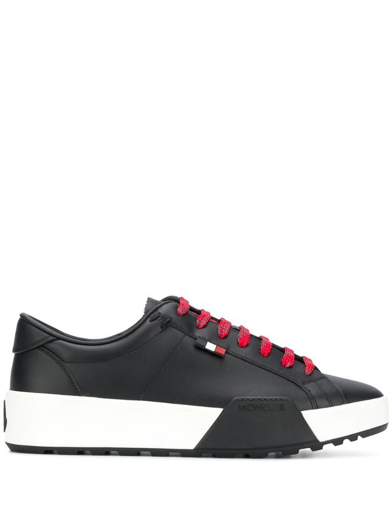 chunky lace-up trainers