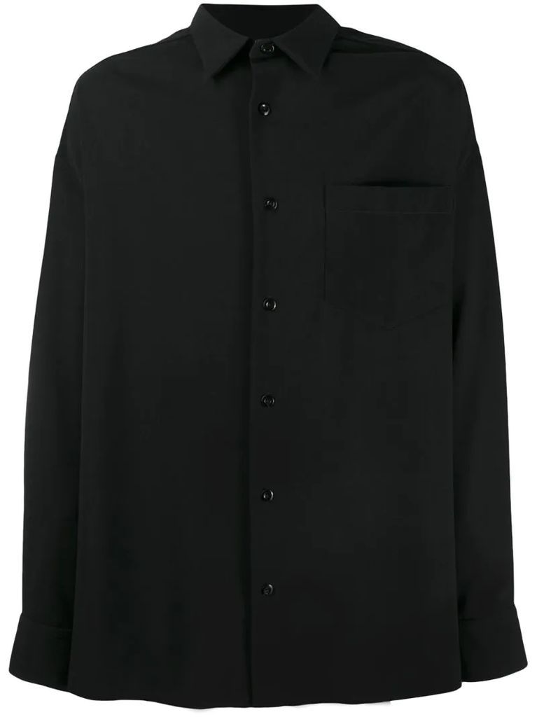 oversized side slits shirt