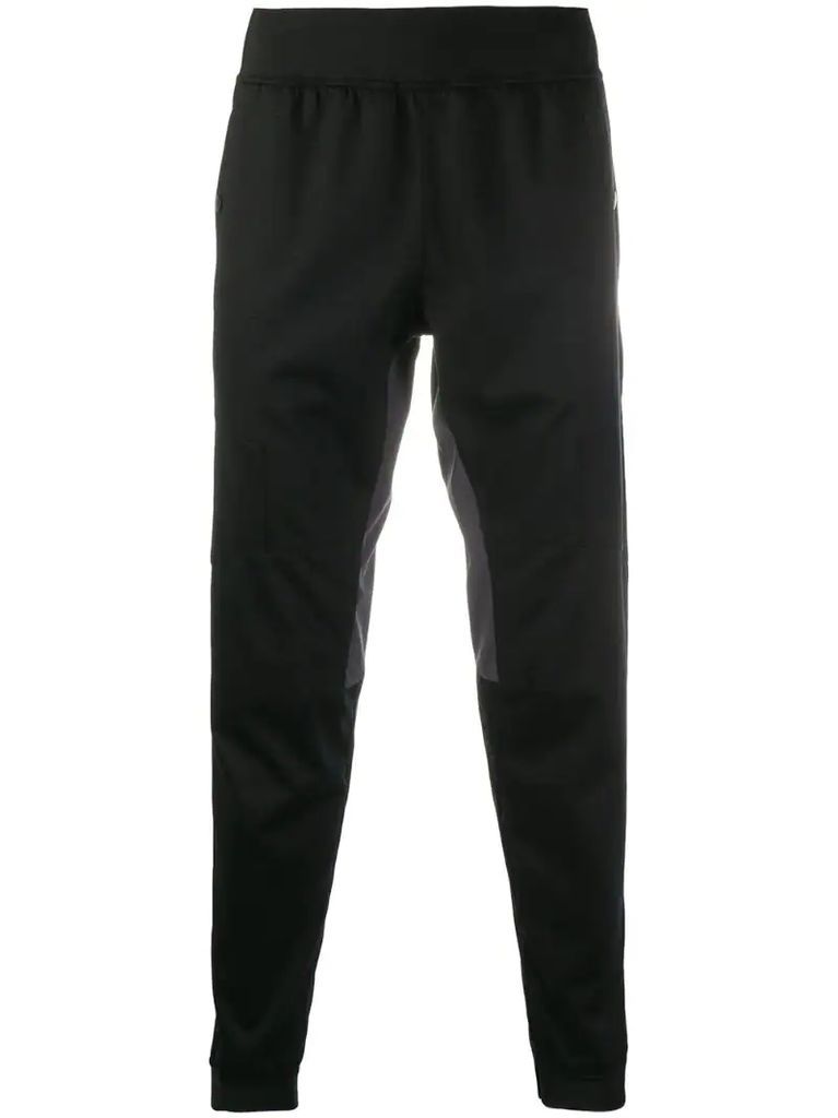 two-tone elasticated trousers