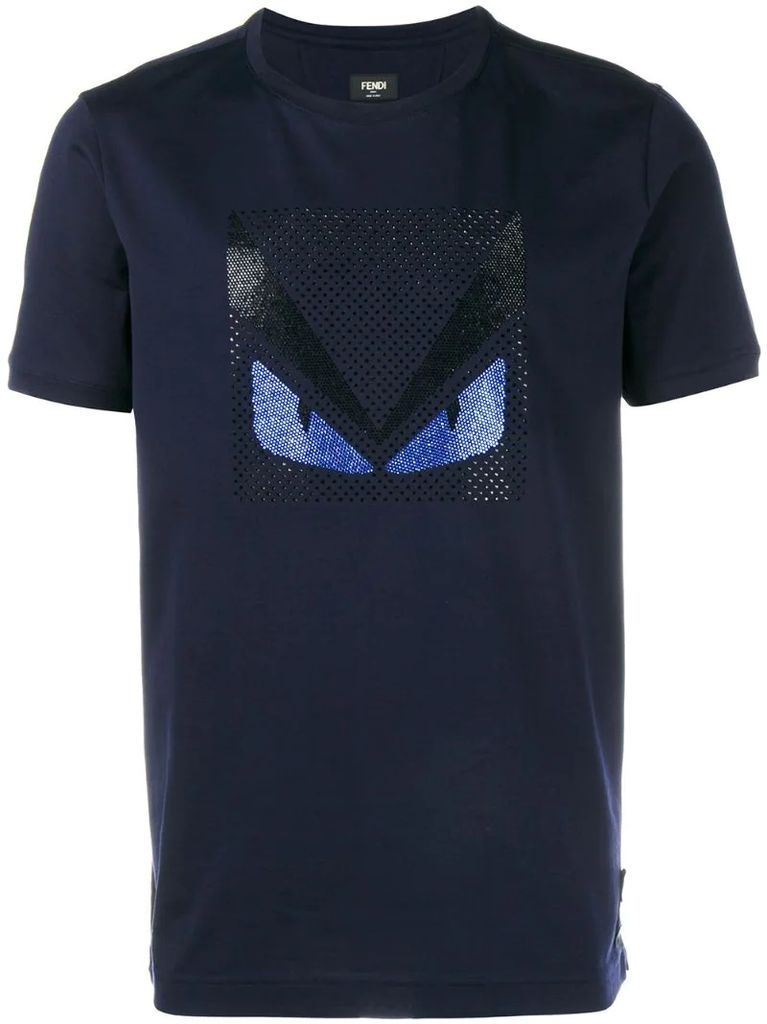 Crystal Embellished Monster T-Shirt