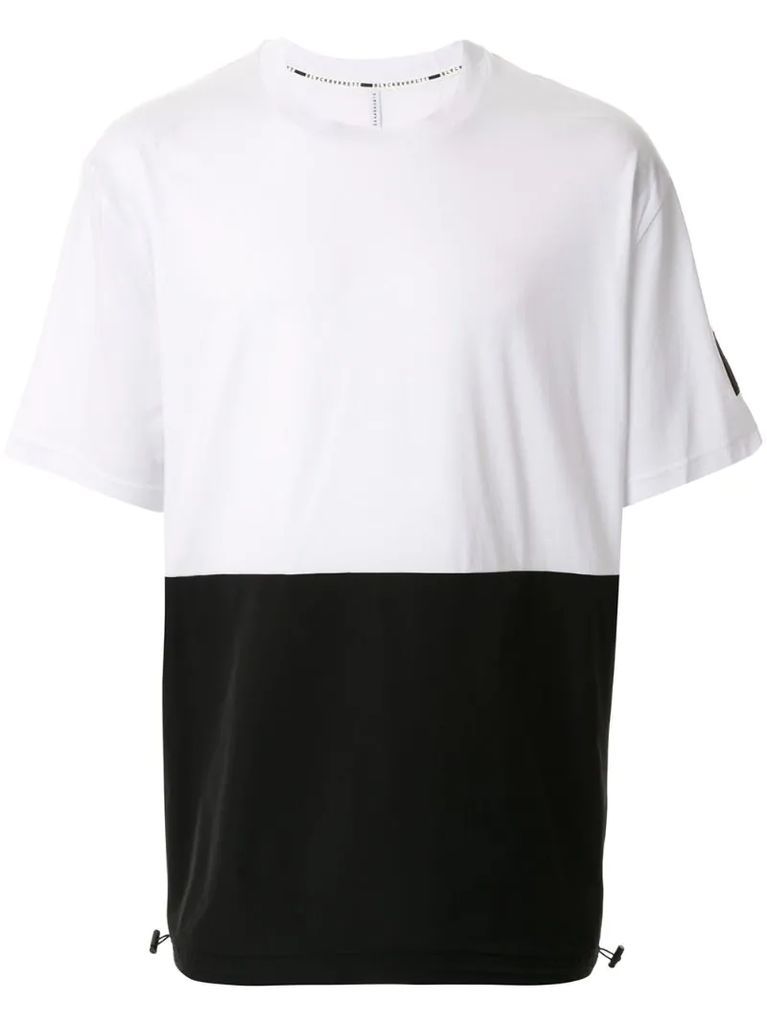 oversized colour-block T-shirt