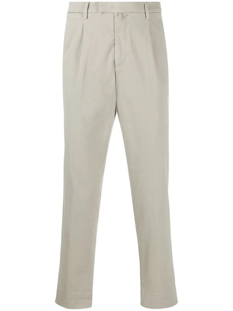 slim fit chino trousers