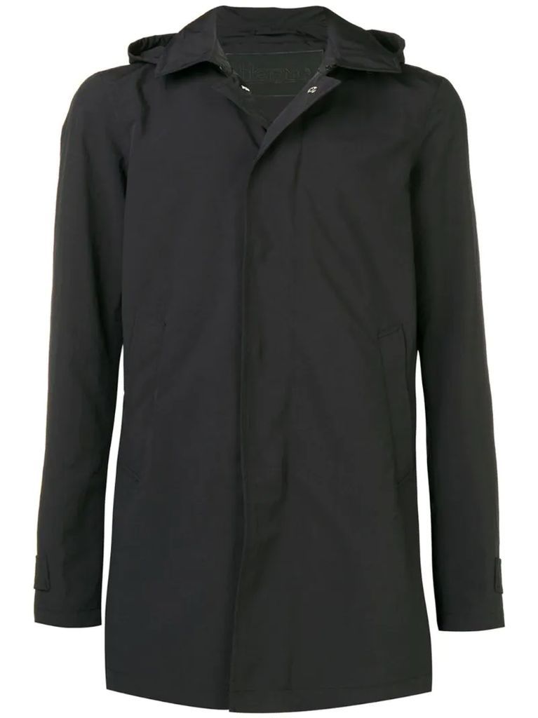 hooded lightweight jacket