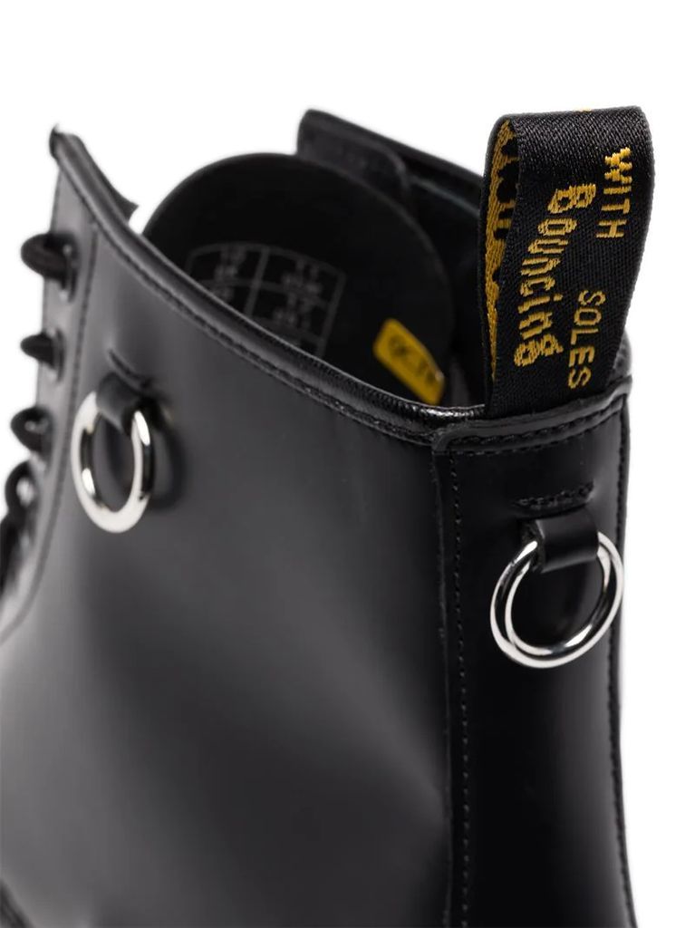 x Raf Simons ring-embellished boots