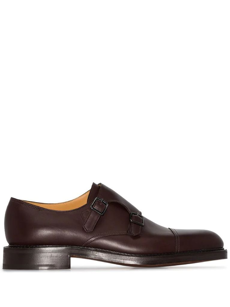 William double-strap monk shoes