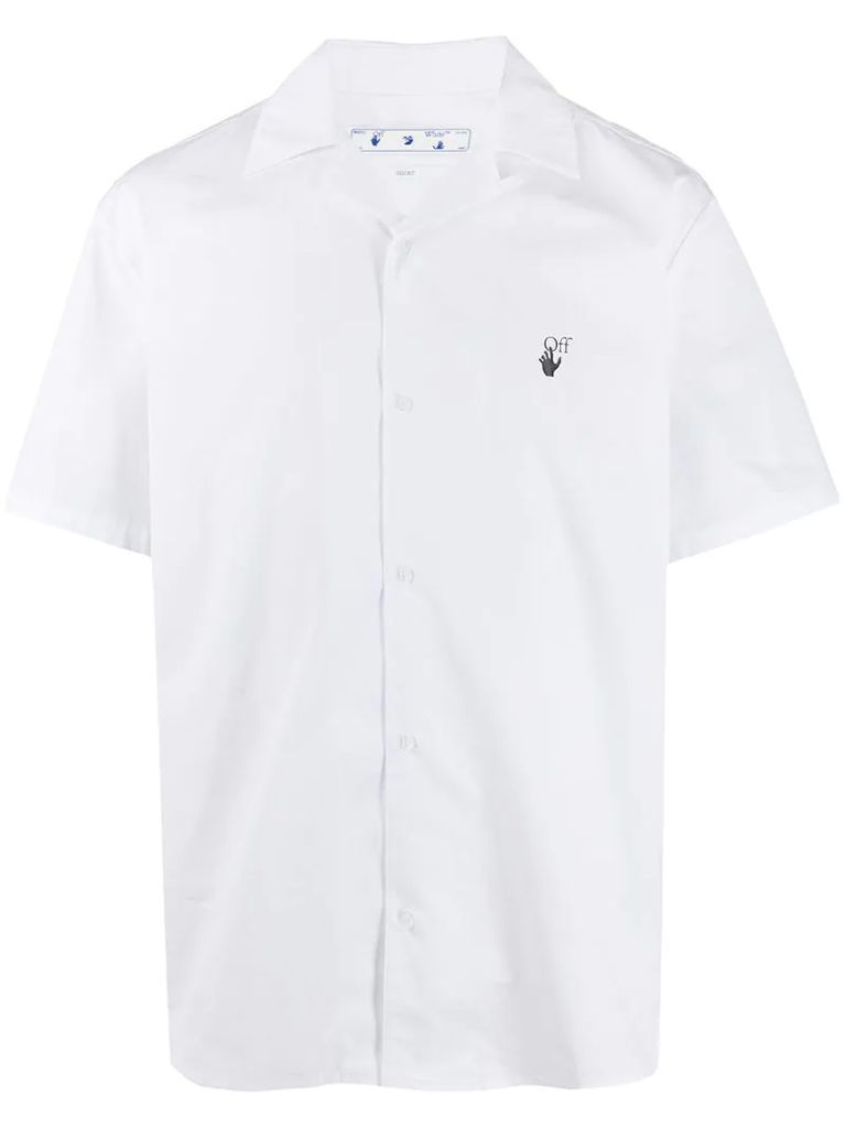 logo-print short-sleeve shirt