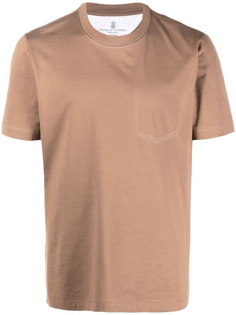 round-neck short-sleeved t-shirt