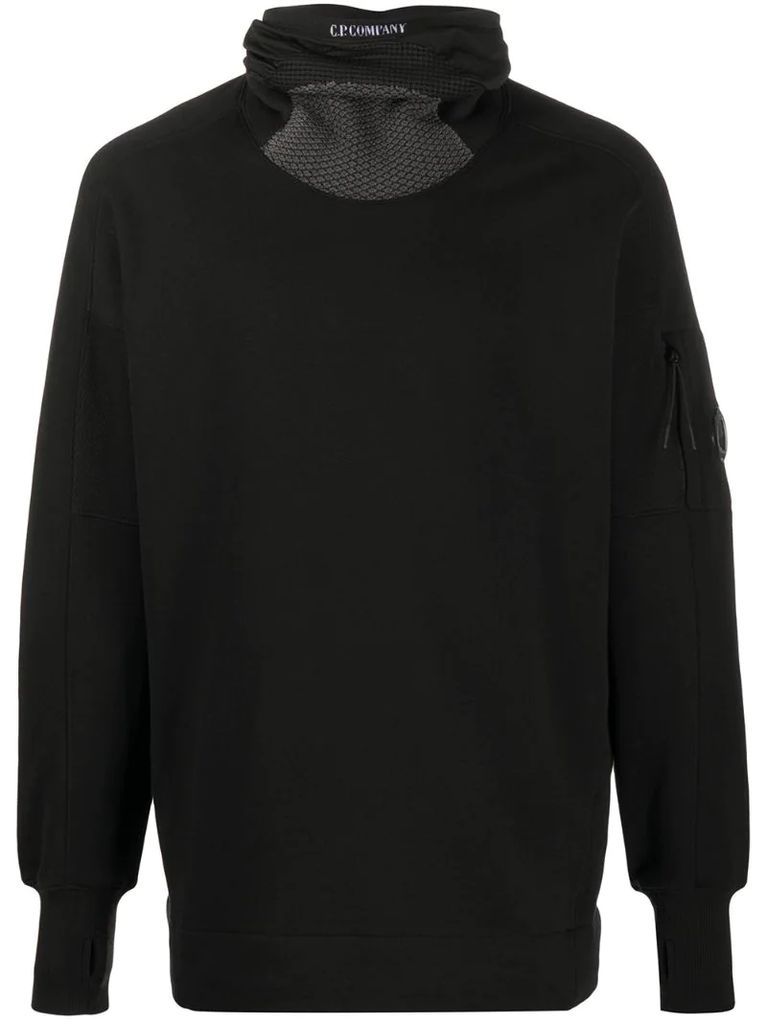 roll neck sweatshirt