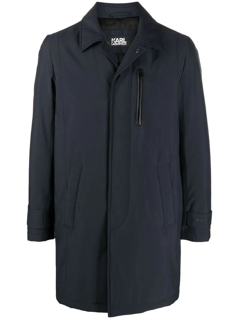 mid-length lightweight coat