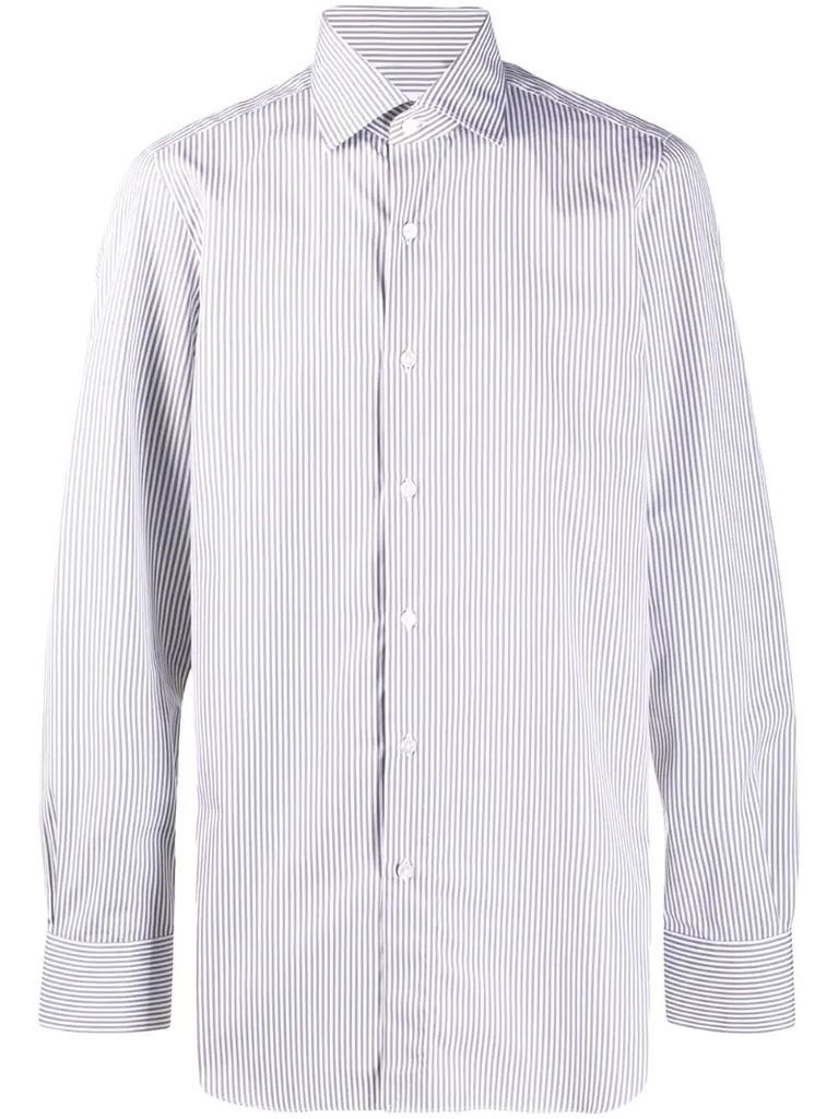 stripe button-down shirt