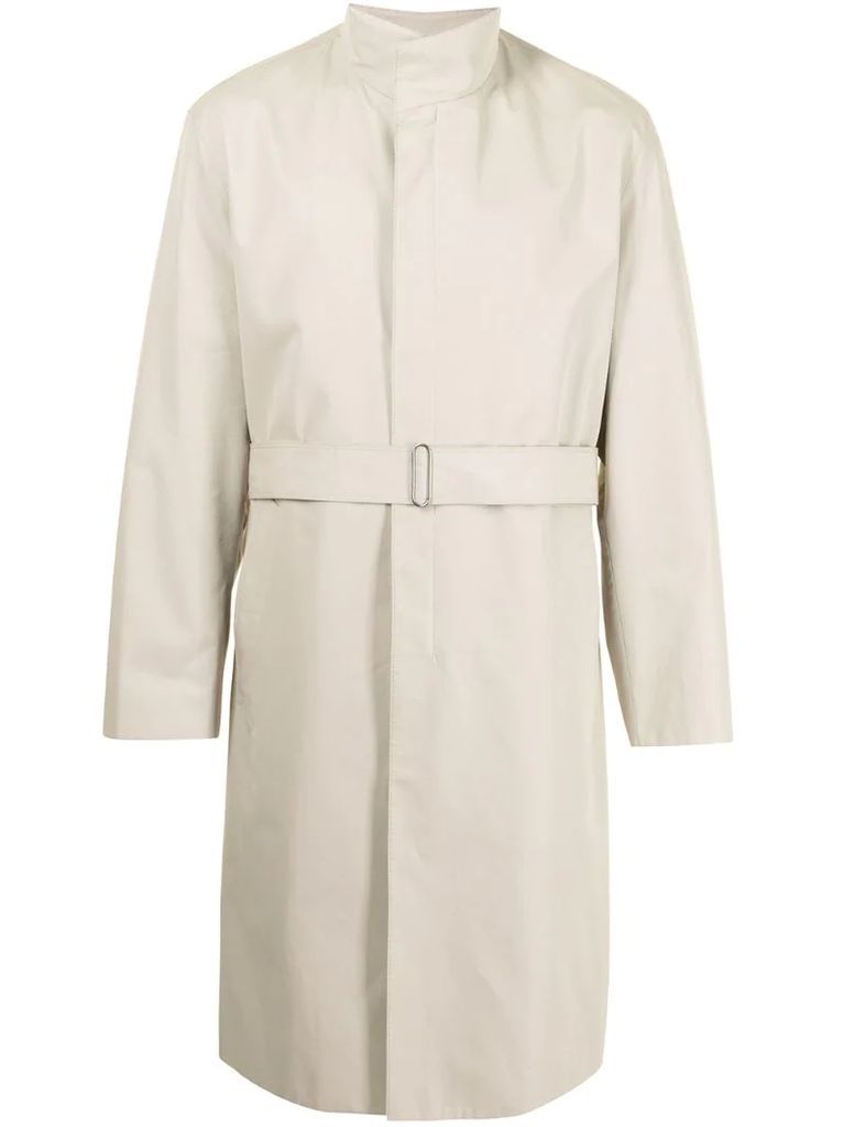 concealed fastening simplified trench coat