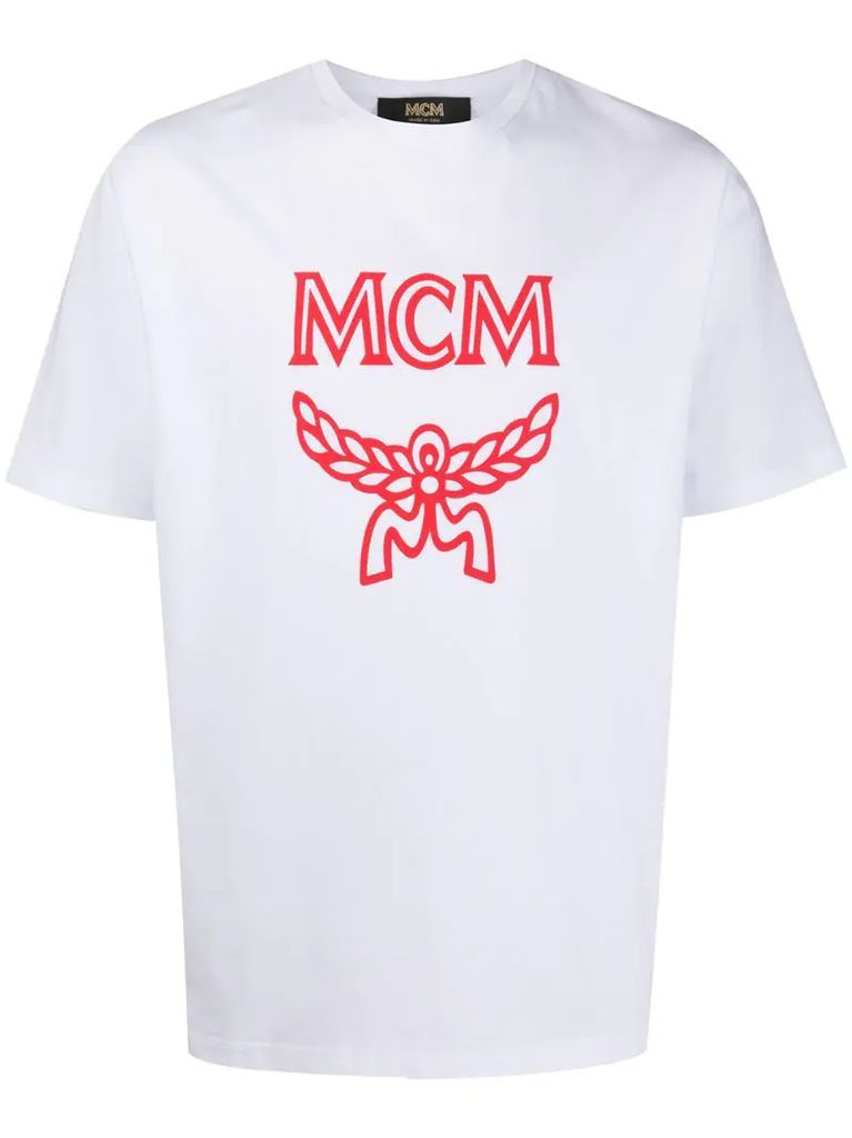 monogram-print T-shirt