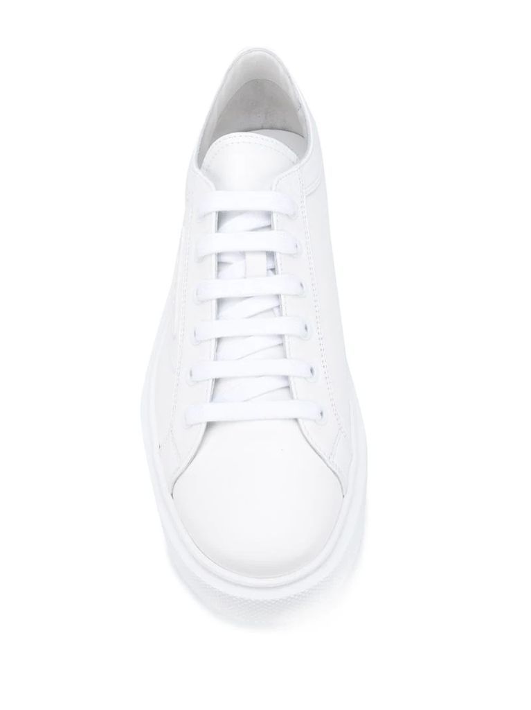 logo patch low-top sneakers
