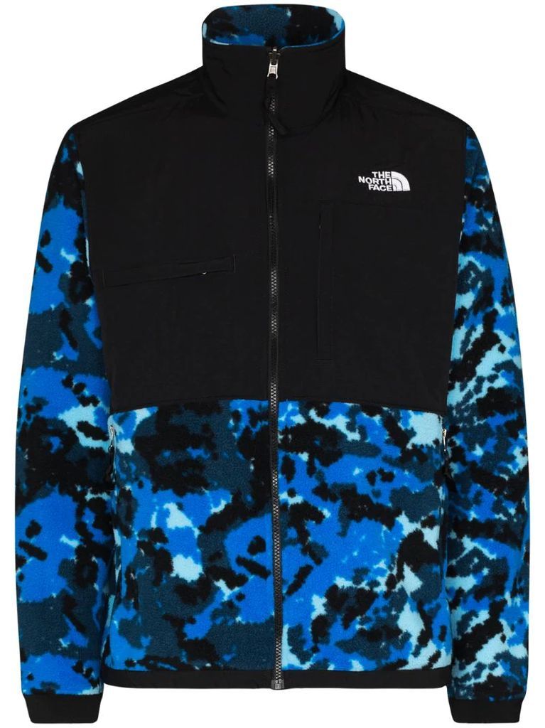 camouflage print fleece jacket