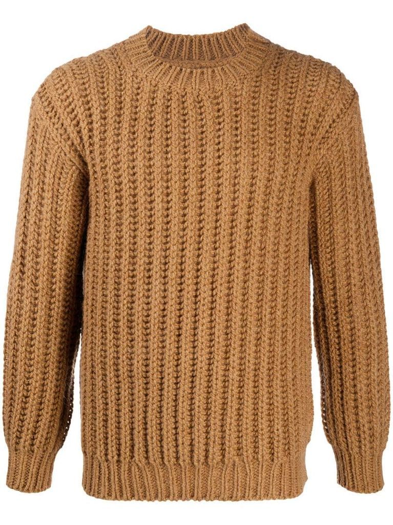 chunky alpaca wool jumper