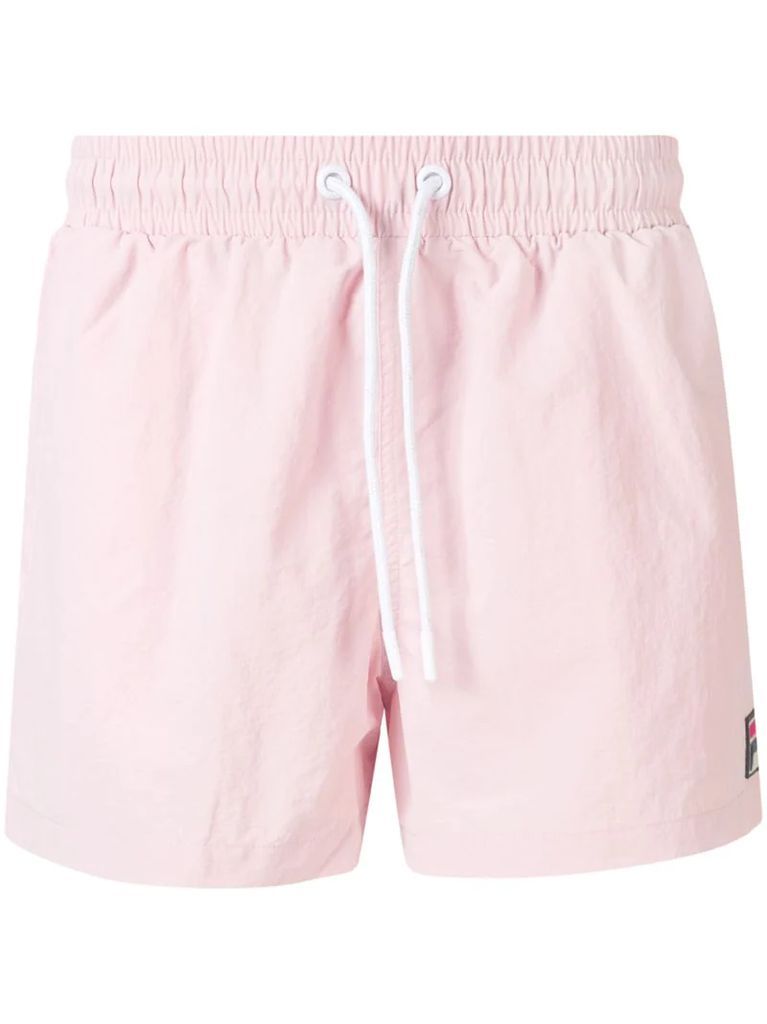 embroidered logo deck shorts