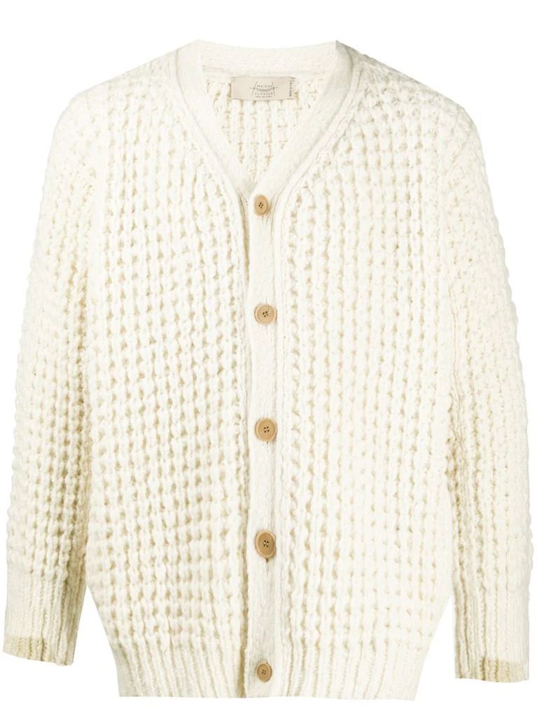 chunky knitted cardigan