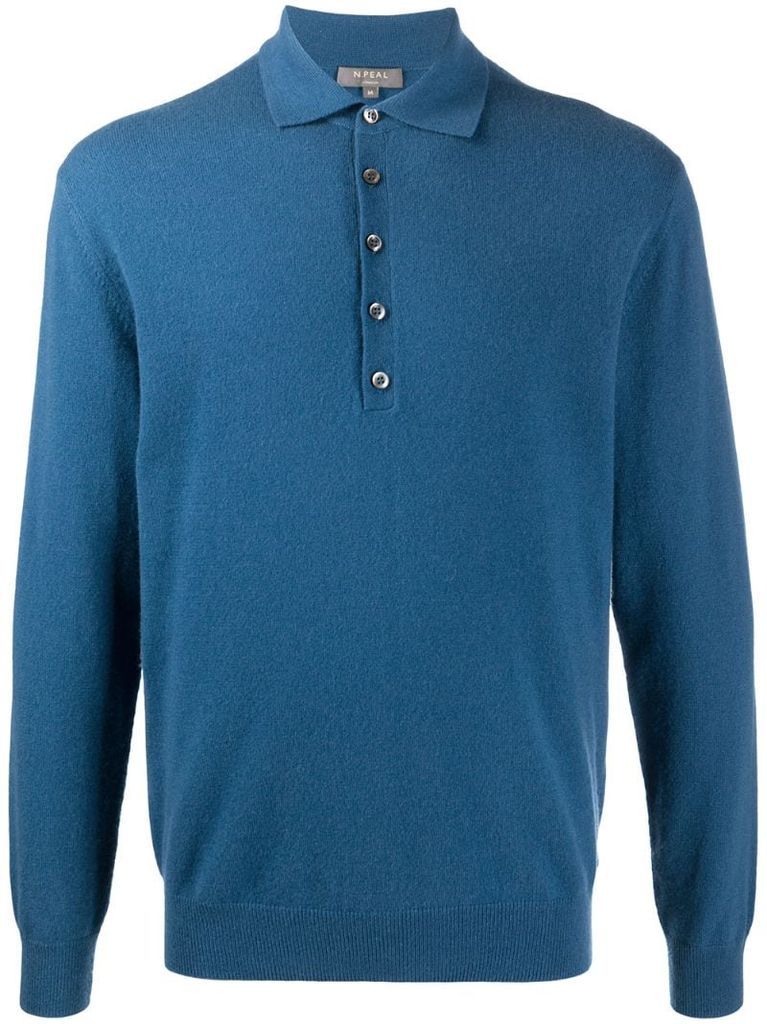 cashmere polo shirt