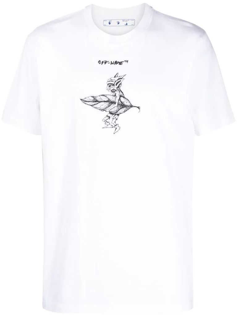 graphic-print short-sleeve T-shirt