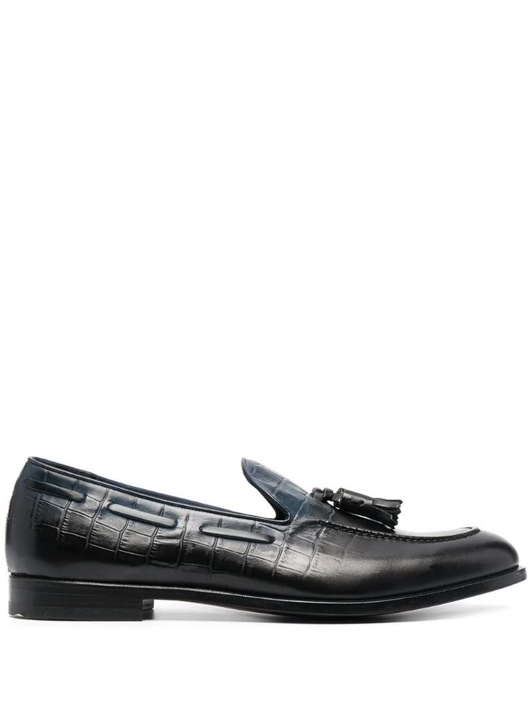 front tassel loafers