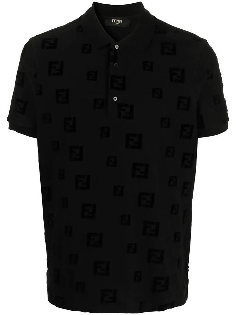FF-motif polo shirt
