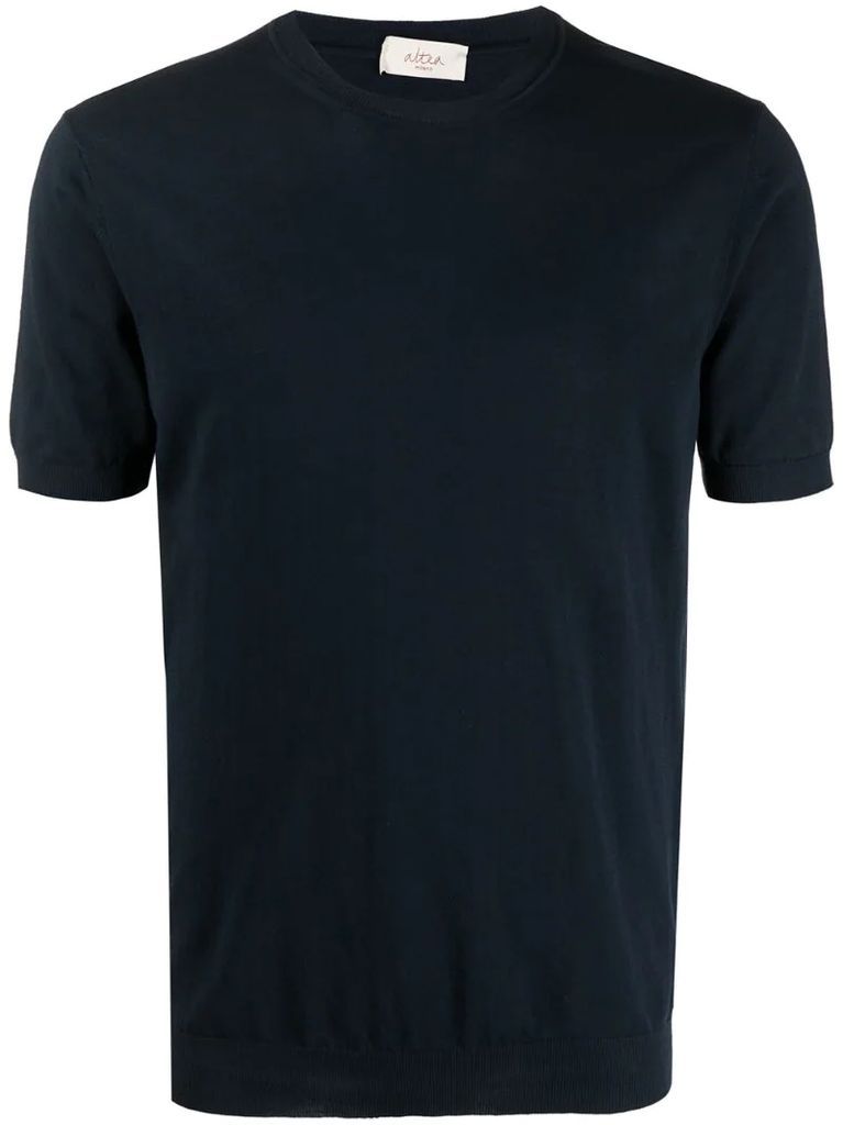 fitted-cuff cotton T-shirt