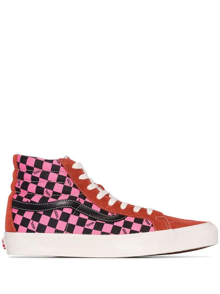 SK8 high-top panelled sneakers