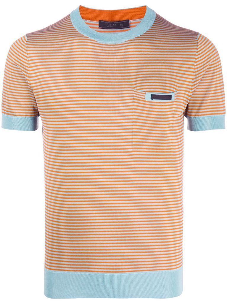 fitted striped T-shirt