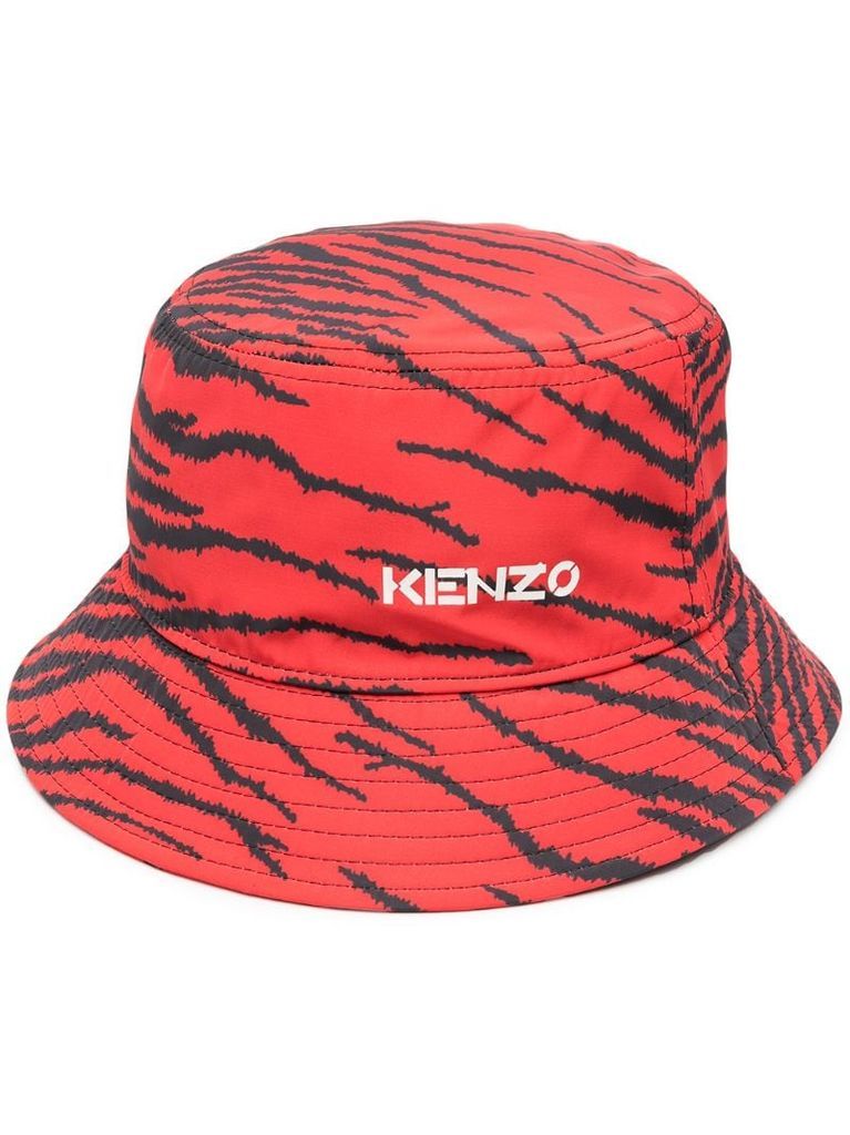 x Kansai Yamamoto zebra-print bucket hat