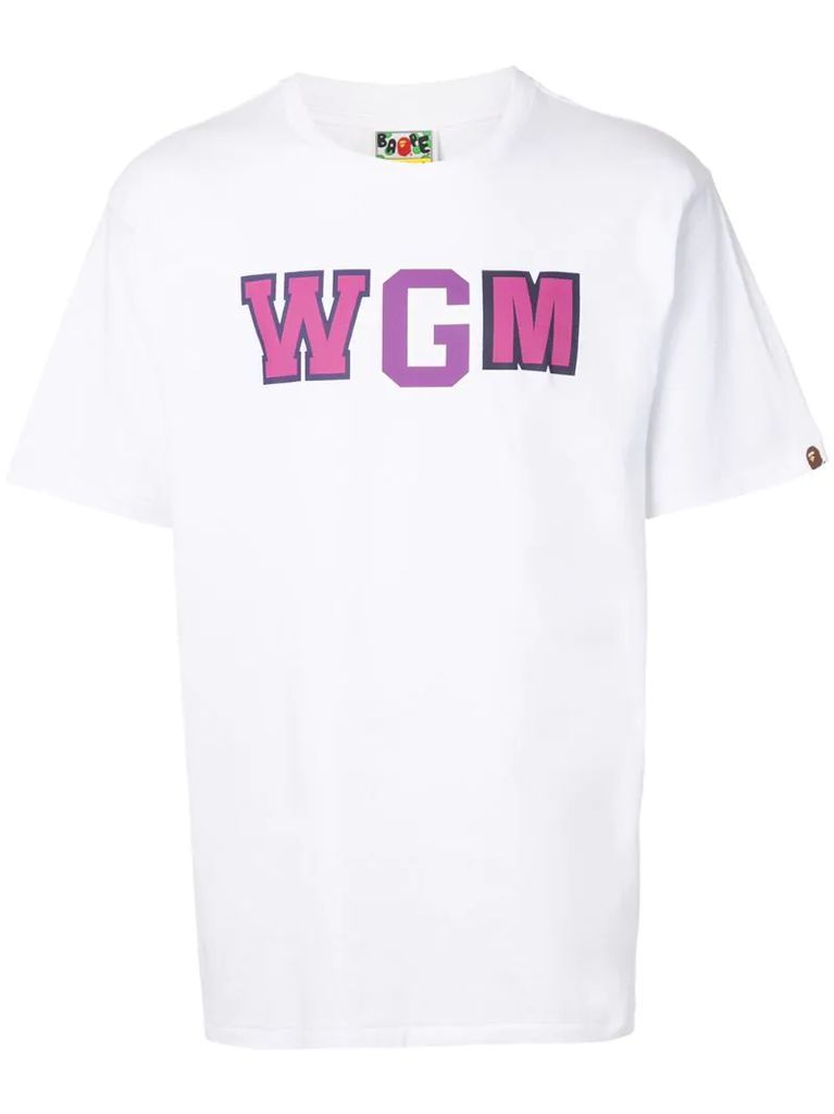 WGM shark-print T-shirt