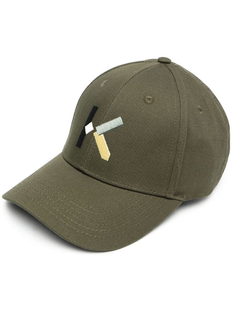 logo embroidered cap