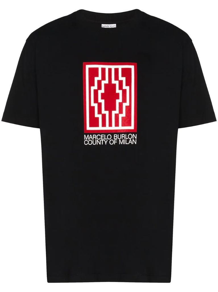 cross-print T-shirt