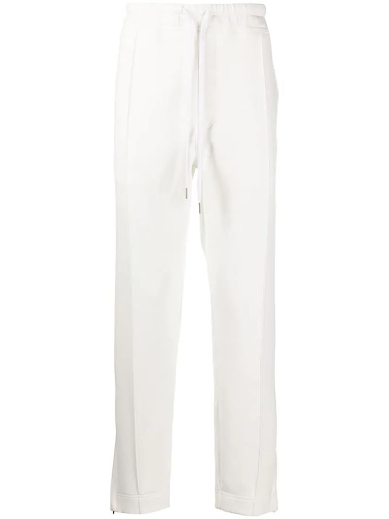 drawstring waist tailored trousers
