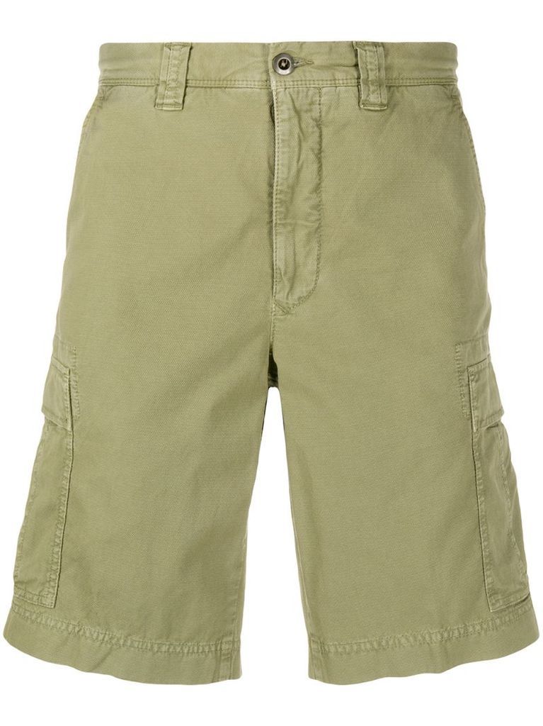 denim cargo shorts