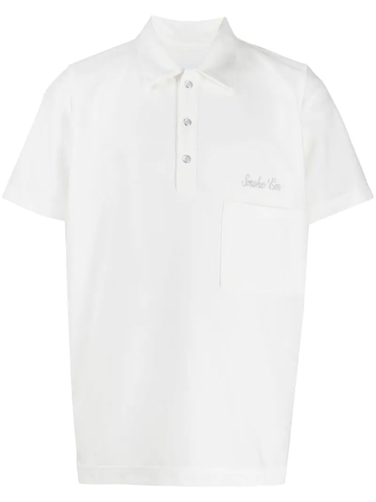 Walker embroidered polo shirt
